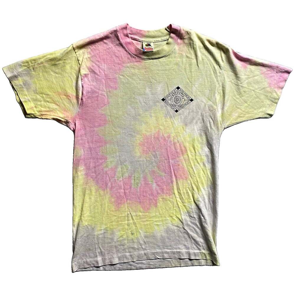 Vintage 1990s Bodyheat Surf Tee Shirt Mens L Tie Dye Single Stitch Streetwear